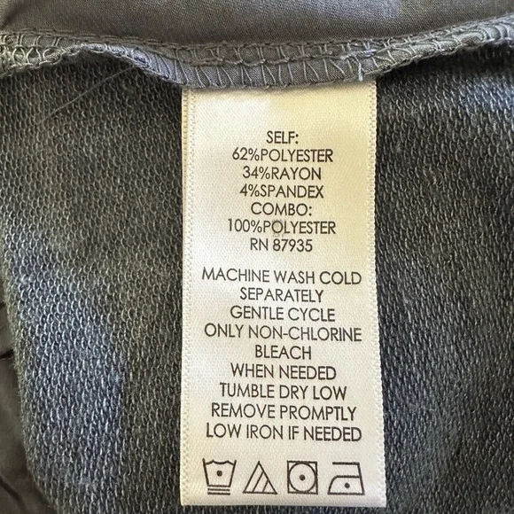 Logo by Lori Goldstein blue button front long line cardigan large - Picture 7 of 7